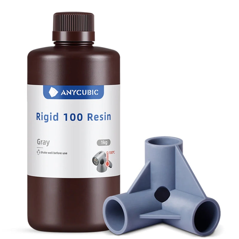 Anycubic Rigid 100 UV Resin, 1kg, Grey | ANY183