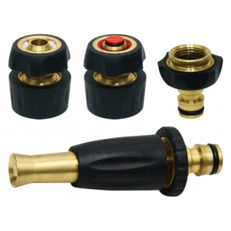 Aquacraft 4 Piece Soft-Touch Brass Spray Nozzle Set | AQ660050