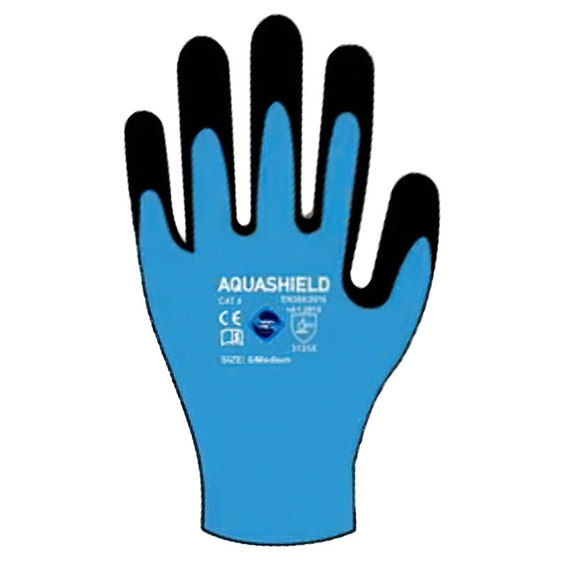 Aquashield 1 Pair Blue Gloves S08, Medium | AQ701668