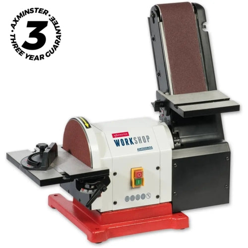 Axminster Workshop Belt & Disc Sander 550W - 230V (AW200BDS) | 026107680