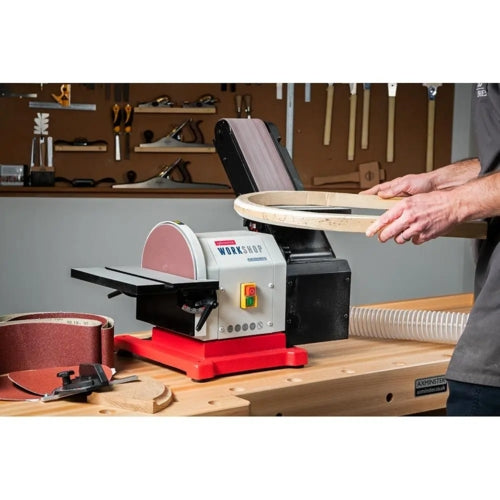 Axminster Workshop Belt & Disc Sander 550W - 230V (AW200BDS) | 026107680