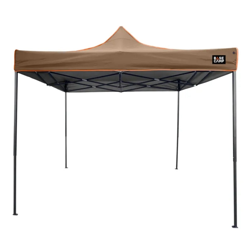 Basecamp Khaki Instant Pop-Up Shelter Gazebo, 3 x 3M | V0404524
